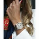 Jacques du Manoir Inspiration 36mm Two Tone Women's Yellow Gold Designer Watch