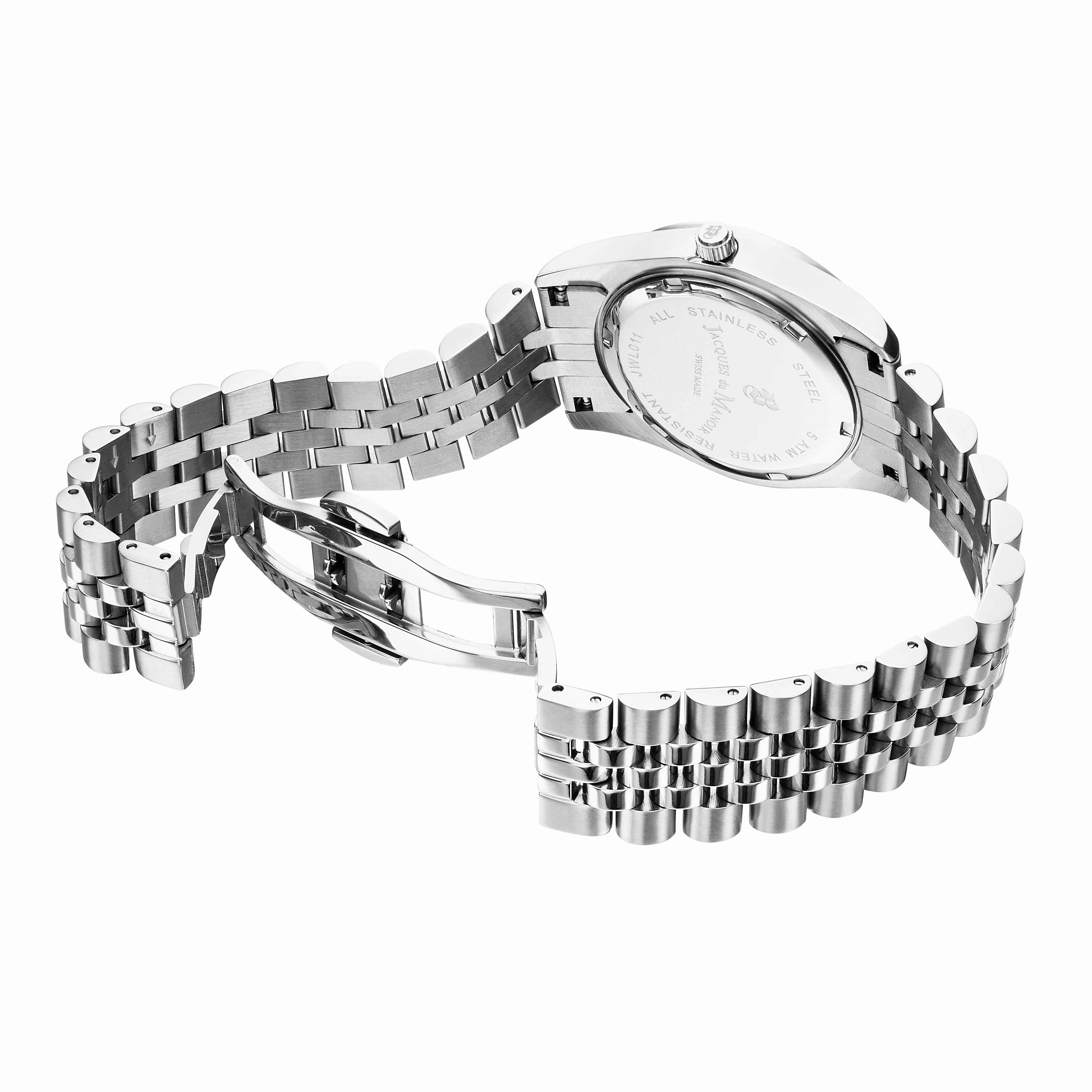 Jacques du Manoir Inspiration Glamour 34mm Women's Stainless Steel Watch