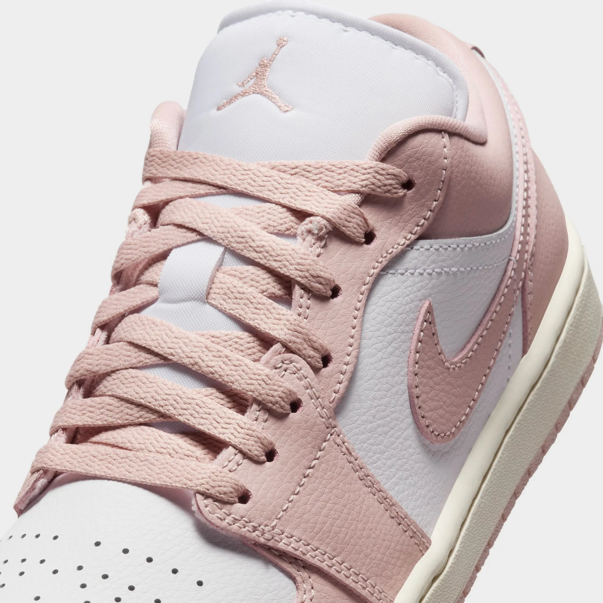 Jordan Jordan Women's 1 Low White / Pink Oxford - Sail