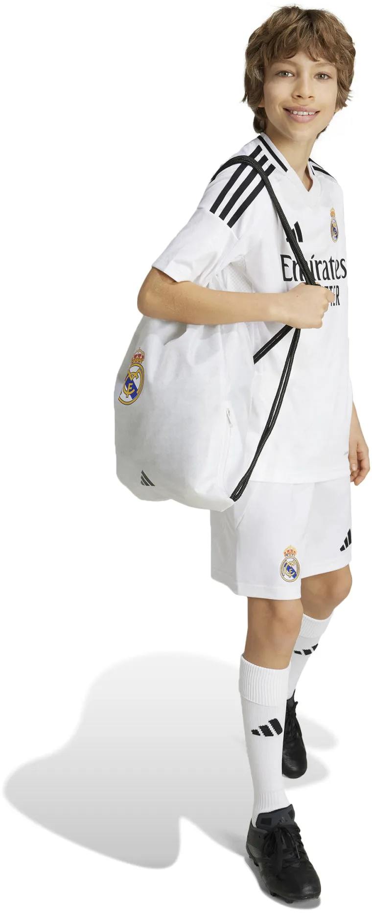 Junior's Real Madrid 2024/25 Home Soccer Jersey