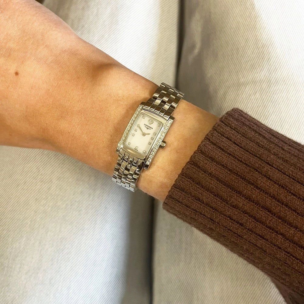 Longines Dolcevita Ladies Watch Elegance Collection Diamond Set Pre Owned L5.158.0.94.6 RW0635