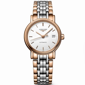 Longines Women's Watch - Presence Automatic White Dial Two Tone Bracelet | L43211127