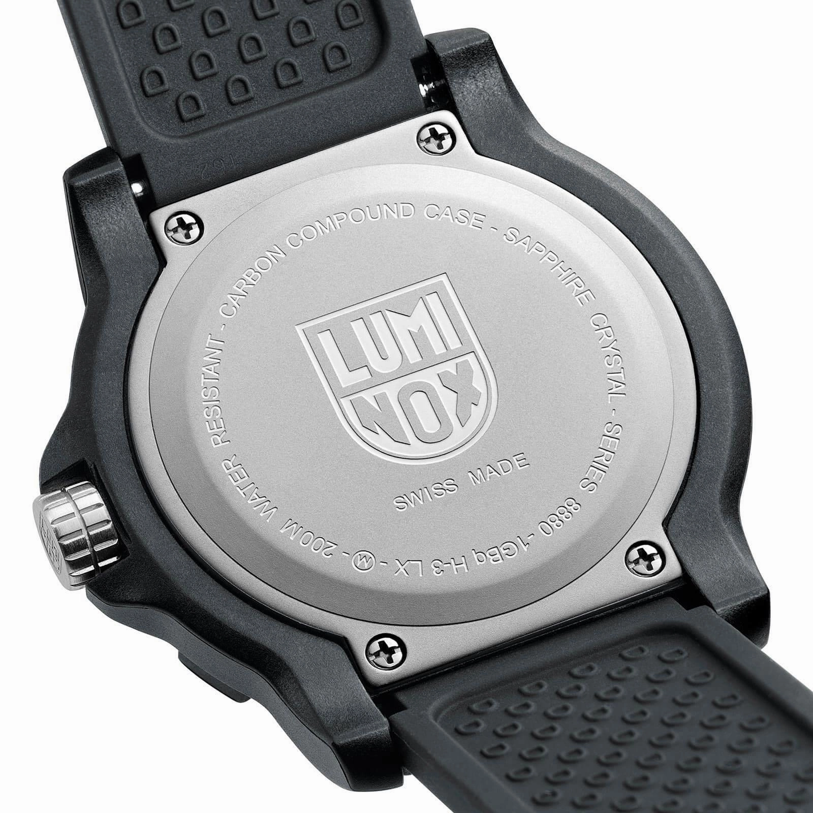 Luminox Men's 8881 Black Ops Watch - Black Dial Rubber Strap
