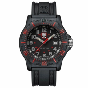 Luminox Men's Quartz Watch - Black OPS 8880 Series Black Dial Rubber Strap | 8895