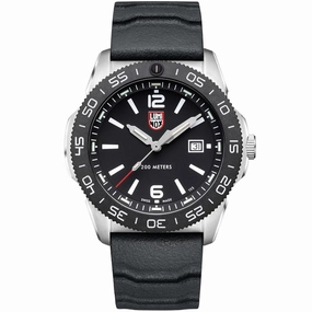 Luminox Men's Quartz Watch - Pacific Diver Rotating Bezel Black Dial Strap | 3121