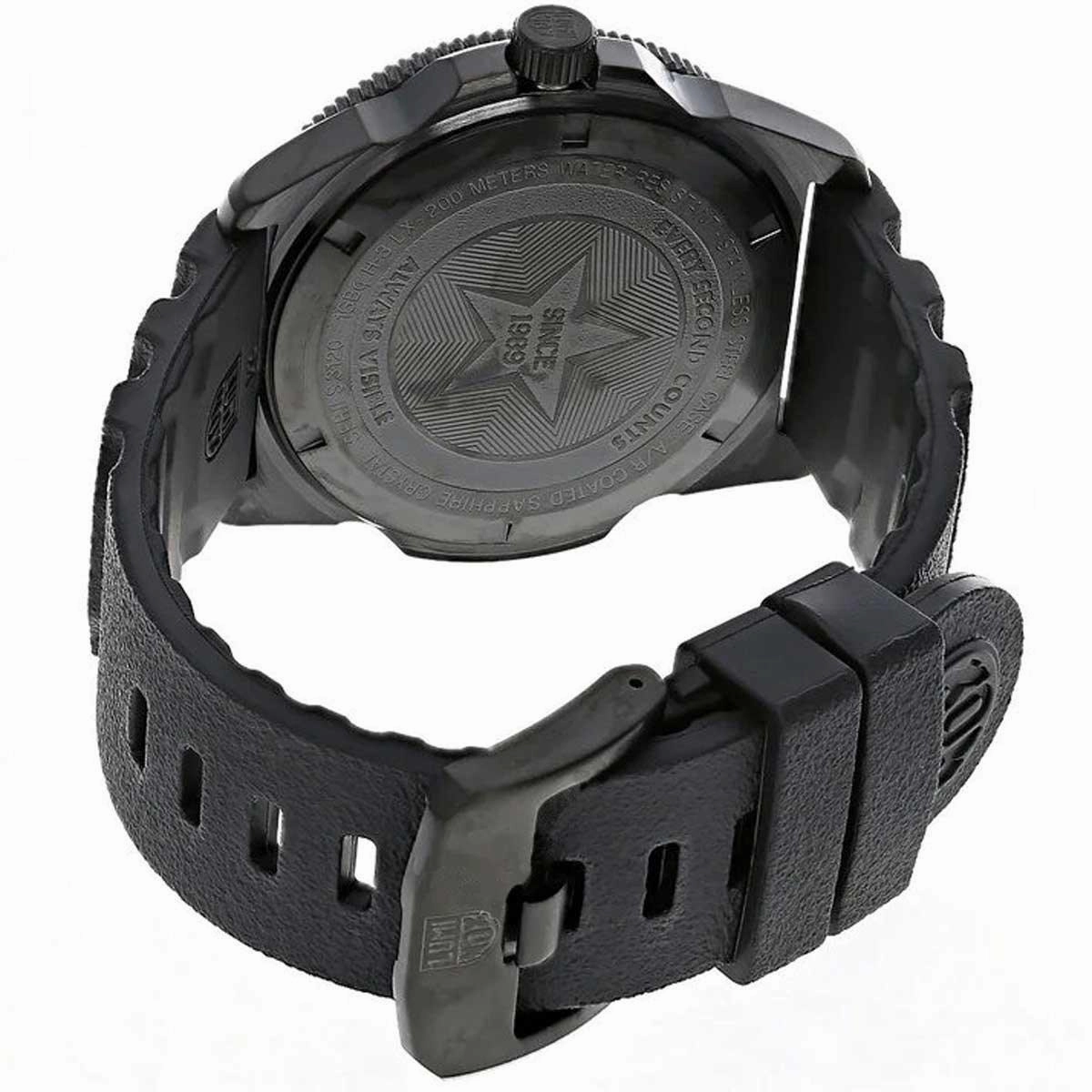 Luminox Men's Quartz Watch - Pacific Diver Rotating Bezel Black Strap | 3121.BO