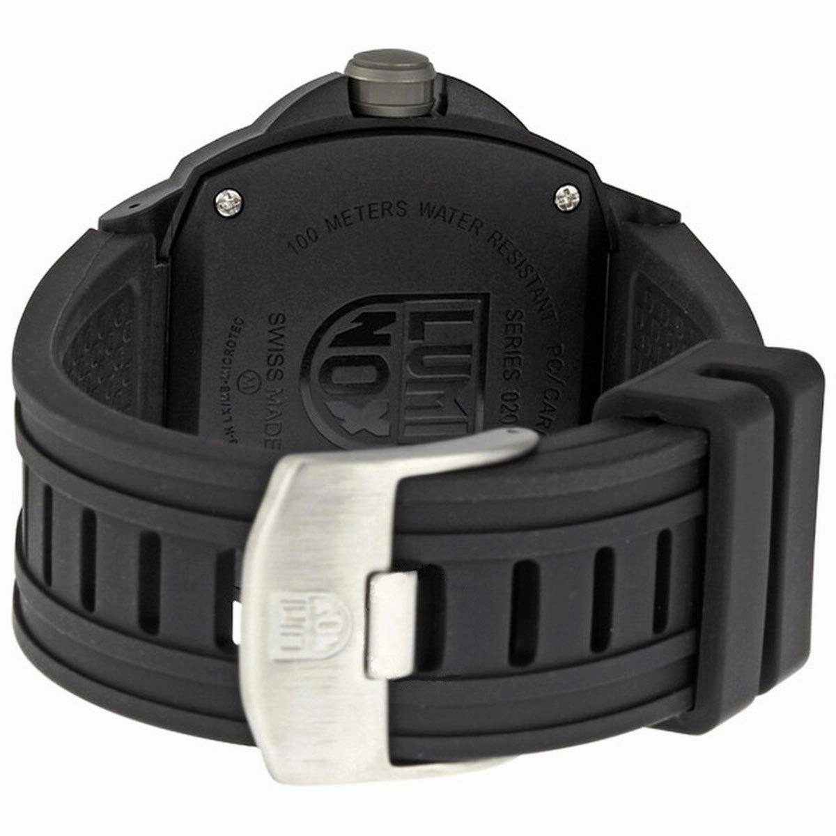Luminox Men's SENTRY 0200 Land Black Dial Rubber Strap Watch | 0201.BO