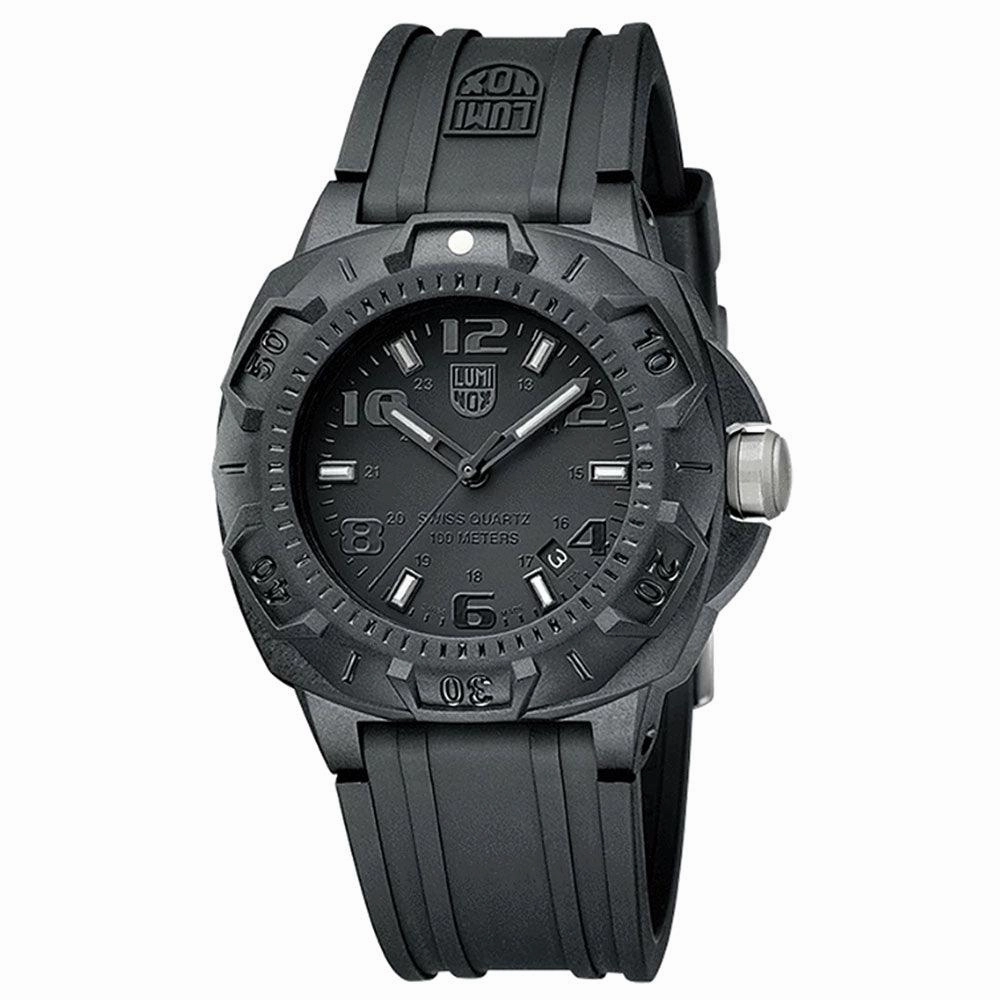 Luminox Men's SENTRY 0200 Land Black Dial Rubber Strap Watch | 0201.BO