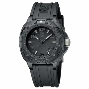 Luminox Men's SENTRY 0200 Land Black Dial Rubber Strap Watch | 0201.BO