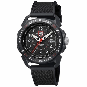 Luminox Men's Swiss Quartz Watch - Ice-Sar Arctic Date Black Dial Rubber Strap | 1001