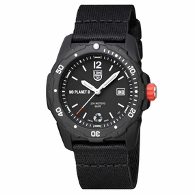 Luminox Men's Watch - Bear Grylls No Planet B Quartz Black Dial Strap | XB.3722.ECO