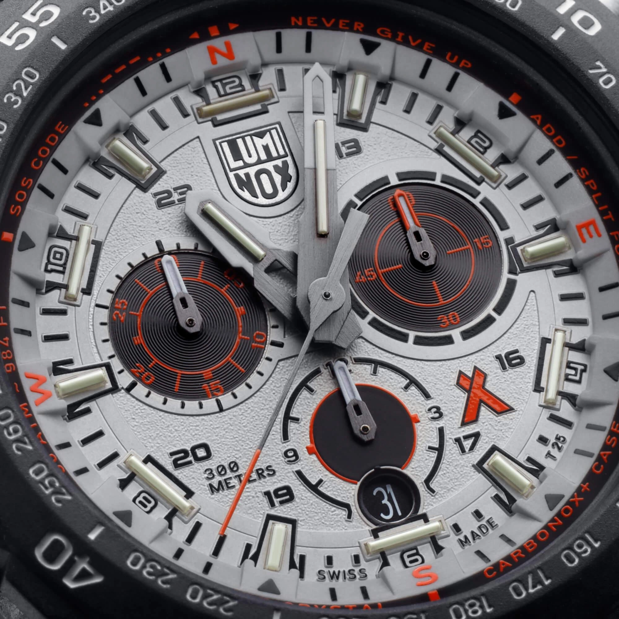 Luminox Men's Watch - Bear Grylls Survival Master Chronograph Black Strap | XB.3748