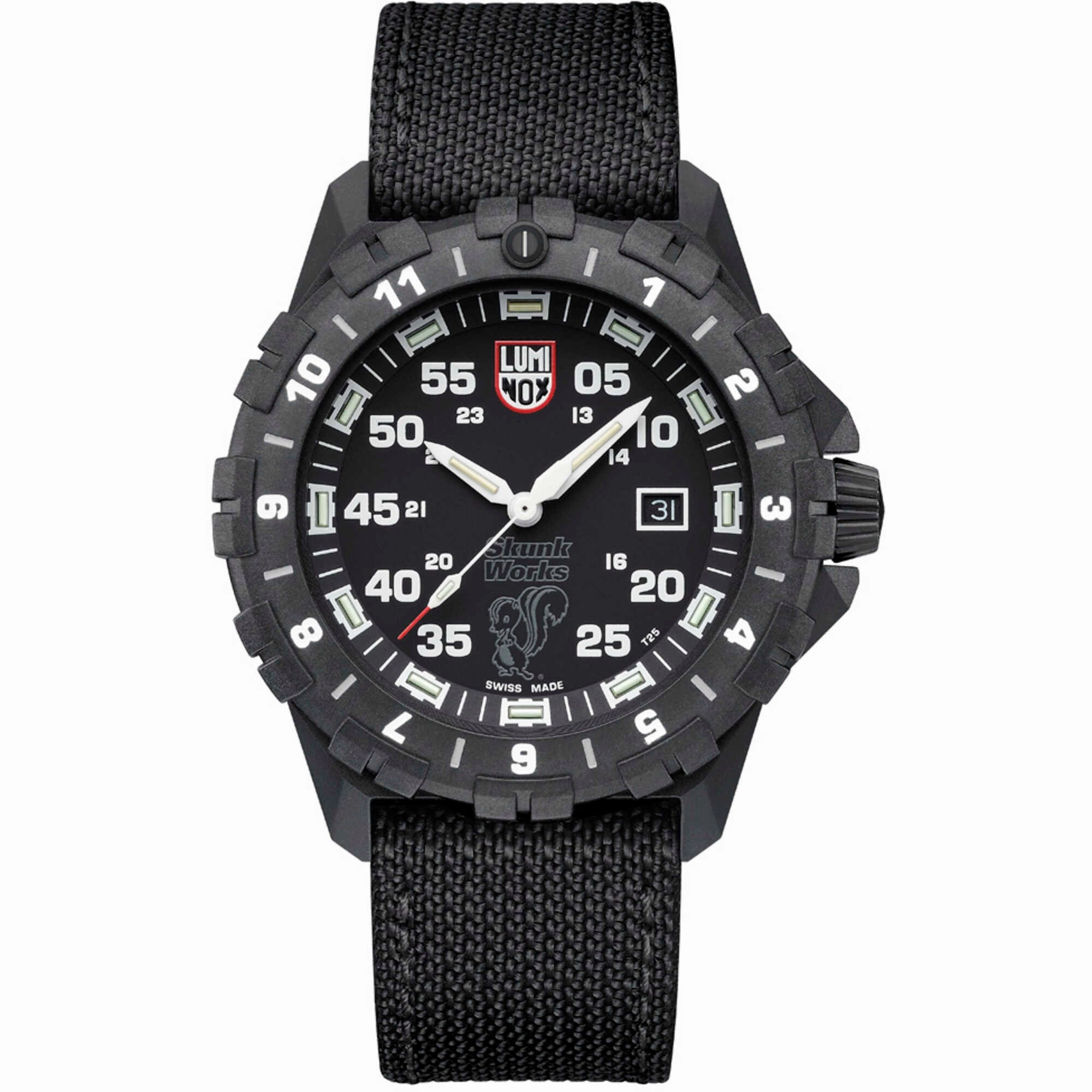 Luminox Men's Watch - F-117 Nighthawk Rotating Bezel Black Kevlar Strap | XA.6442.H