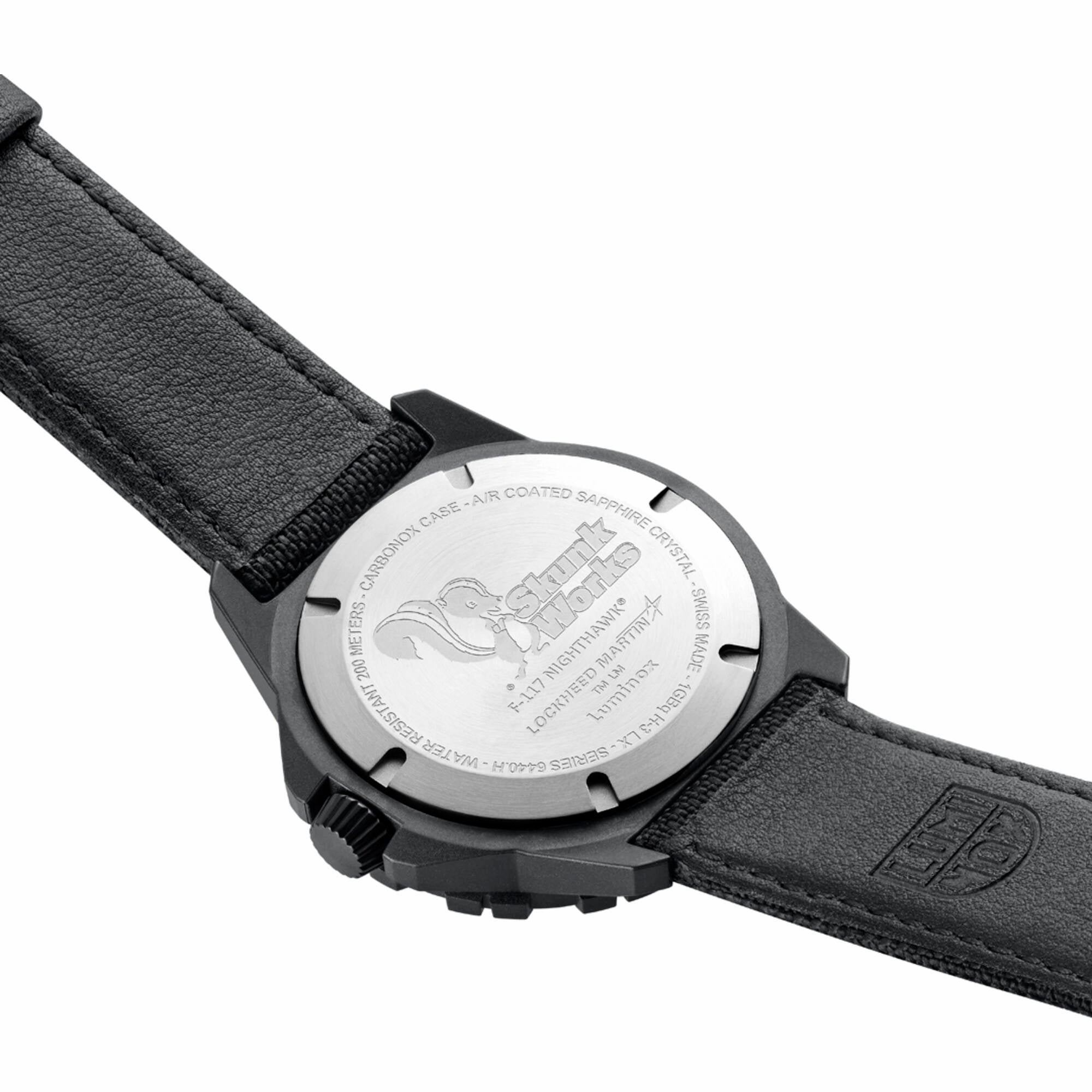 Luminox Men's Watch - F-117 Nighthawk Rotating Bezel Black Kevlar Strap | XA.6442.H