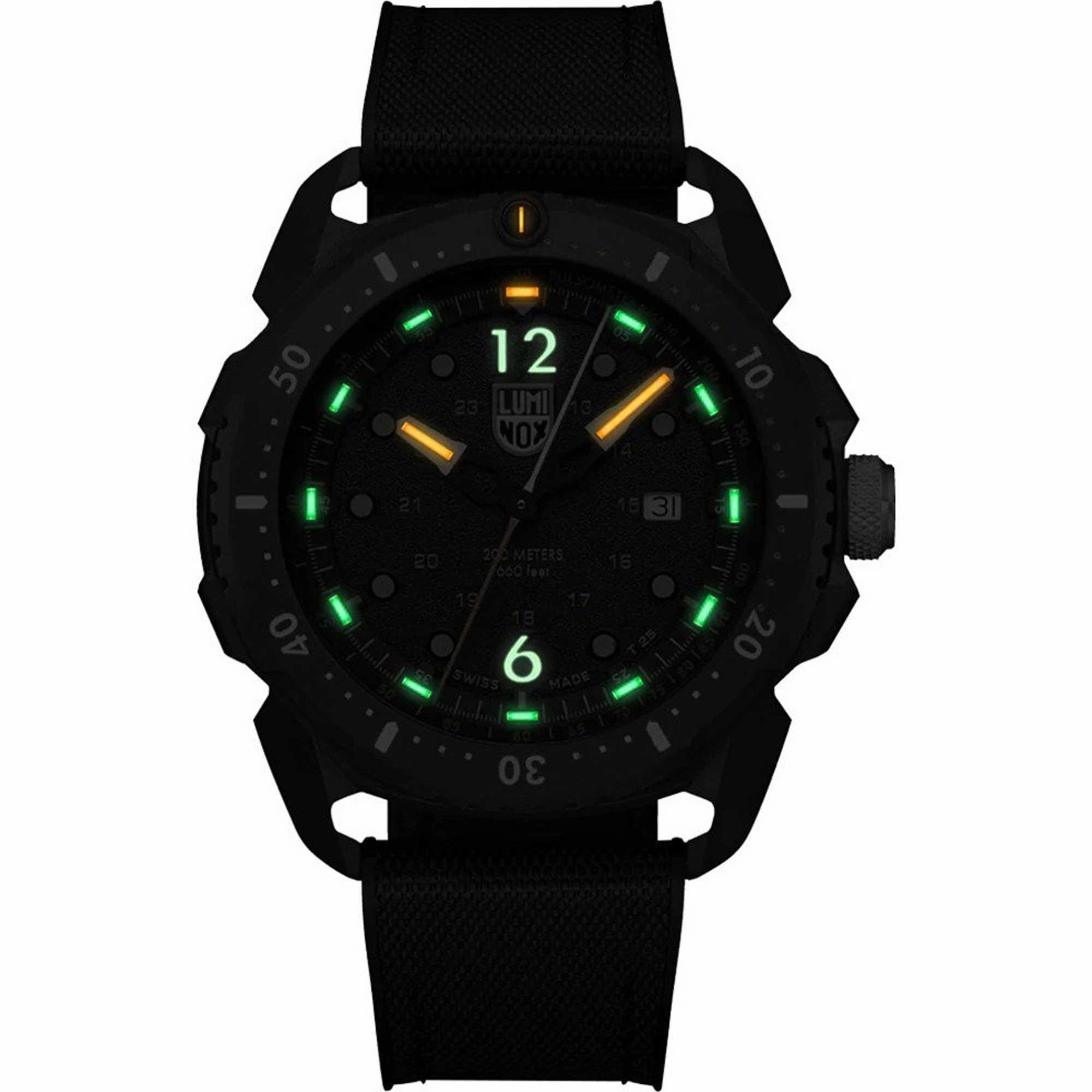 Luminox Men's Watch - Ice-Sar Arctic Date Display Rotating Bezel Black Strap | XL.1052
