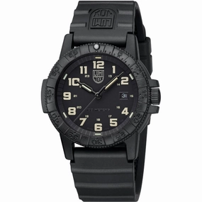 Luminox Men's Watch - Leatherback Sea Turtle Giant Black Dial Rubber Strap | XS.0330