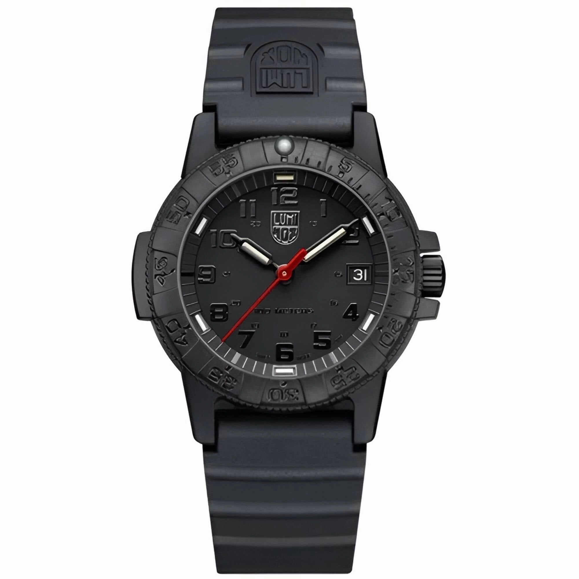 Luminox Men's Watch - Leatherback Sea Turtle Giant Black Dial Strap Dive | XS.ZC01.BO