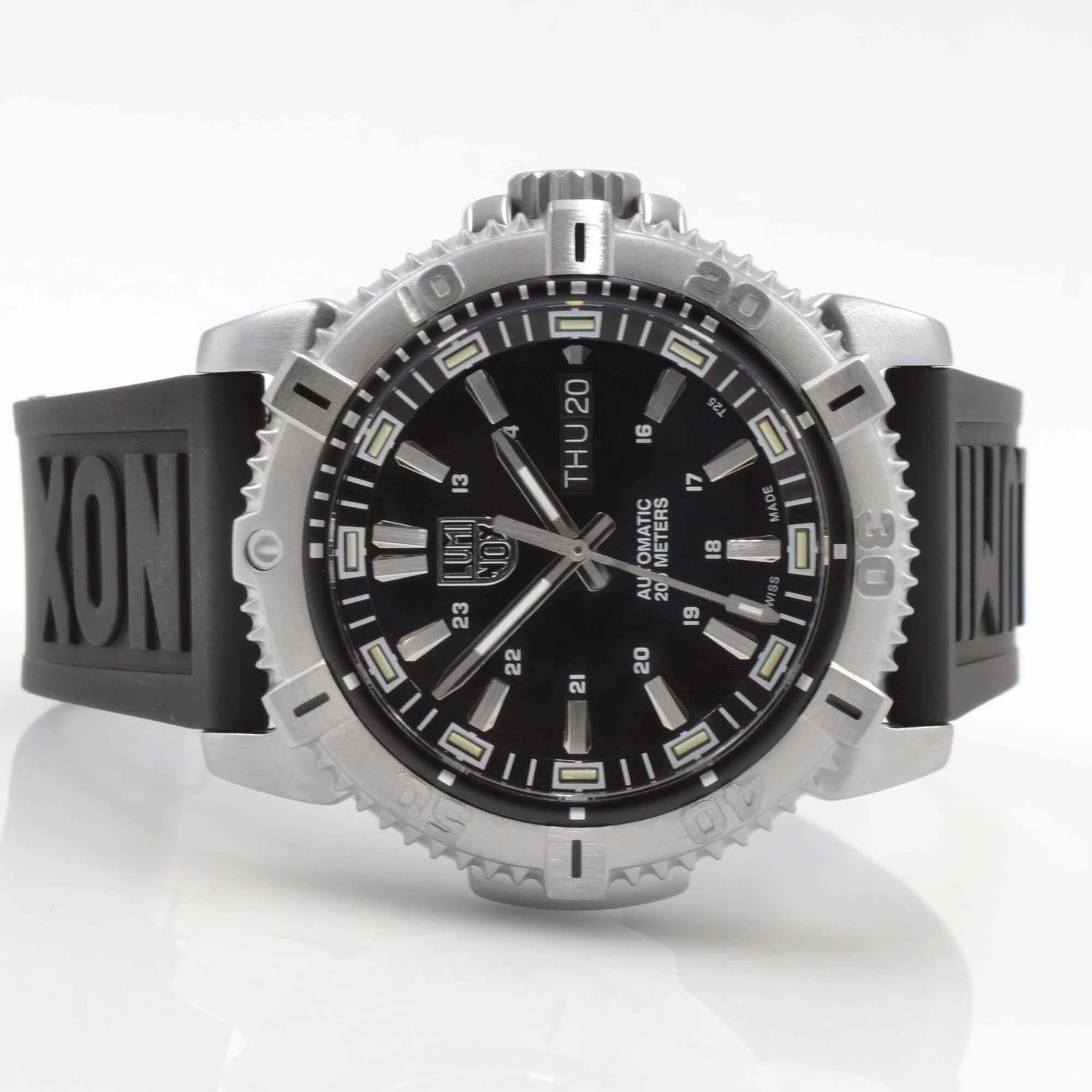 Luminox Men's Watch - Modern Mariner Rotating Bezel Black Rubber Strap | XS.6501.NV.R