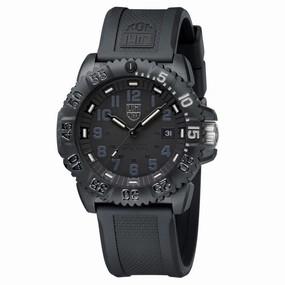 Luminox Men's Watch - Navy Seal Foundation Colormark Black Dial Rubber Strap | 3051.GO.NSF