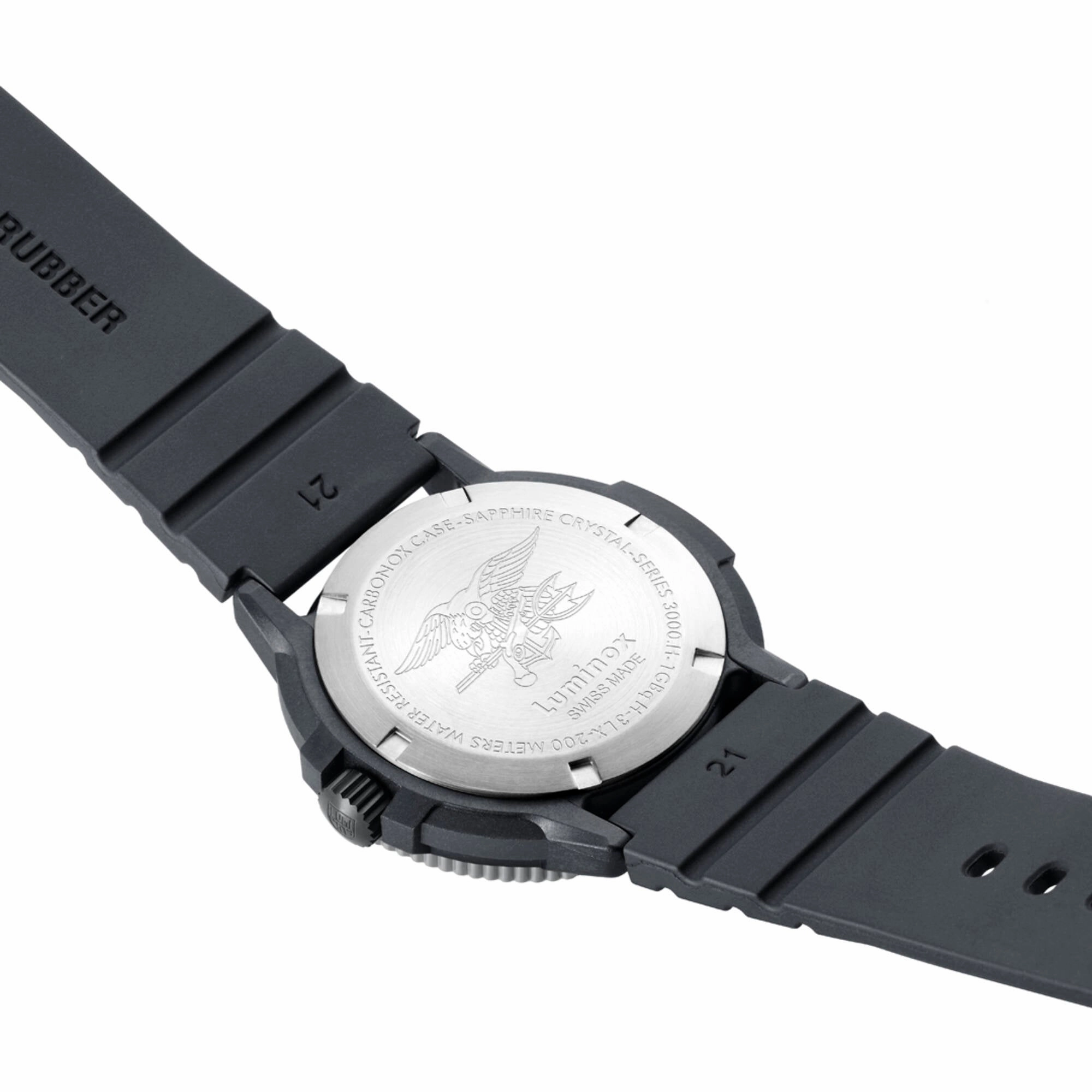 Luminox Men's Watch - Navy Seal Original Black Dial Quartz Rubber Strap | XS.3001.H