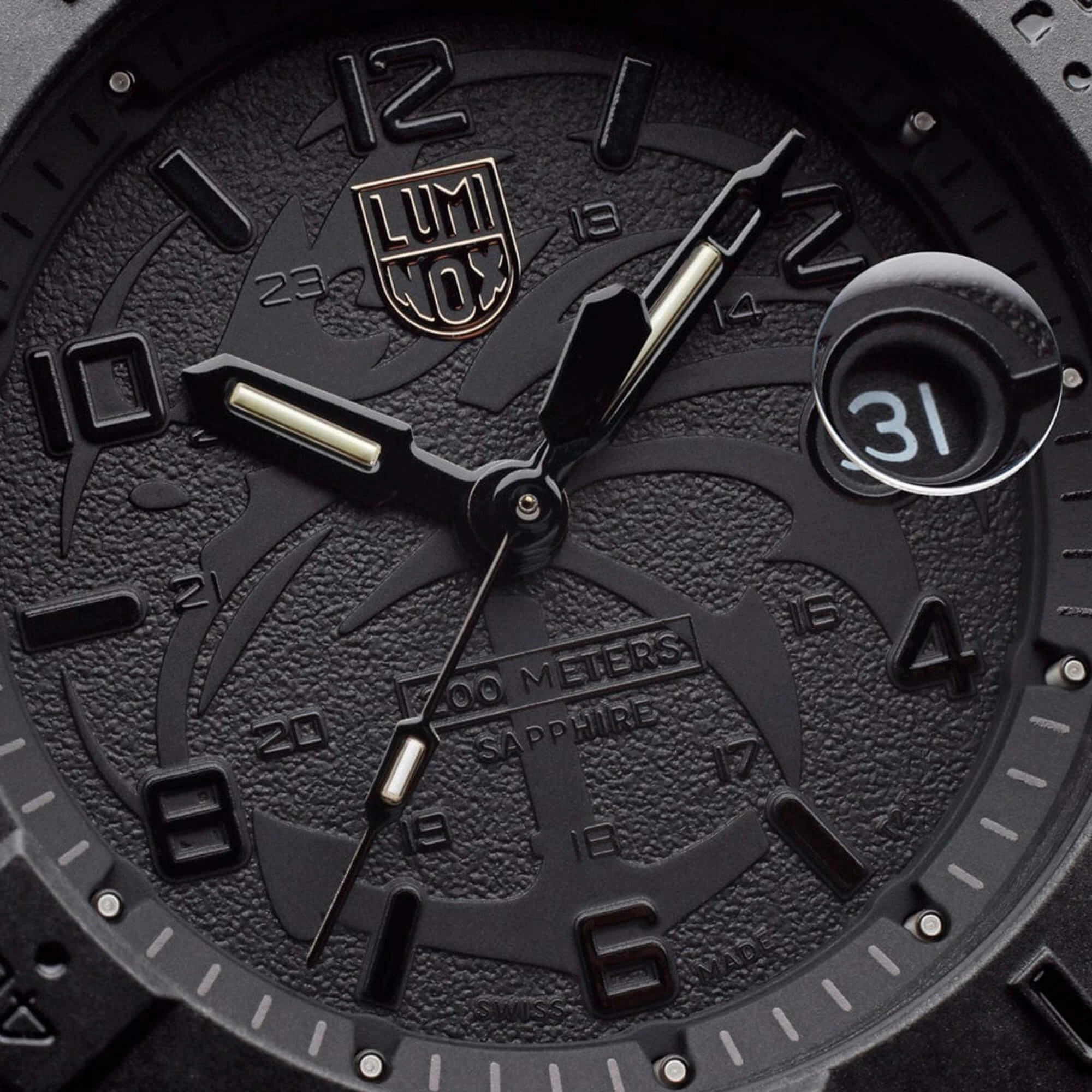 Luminox Men's Watch - Navy SEAL Quartz Black Dial Silicone Strap | XS.3601.BO.NSF