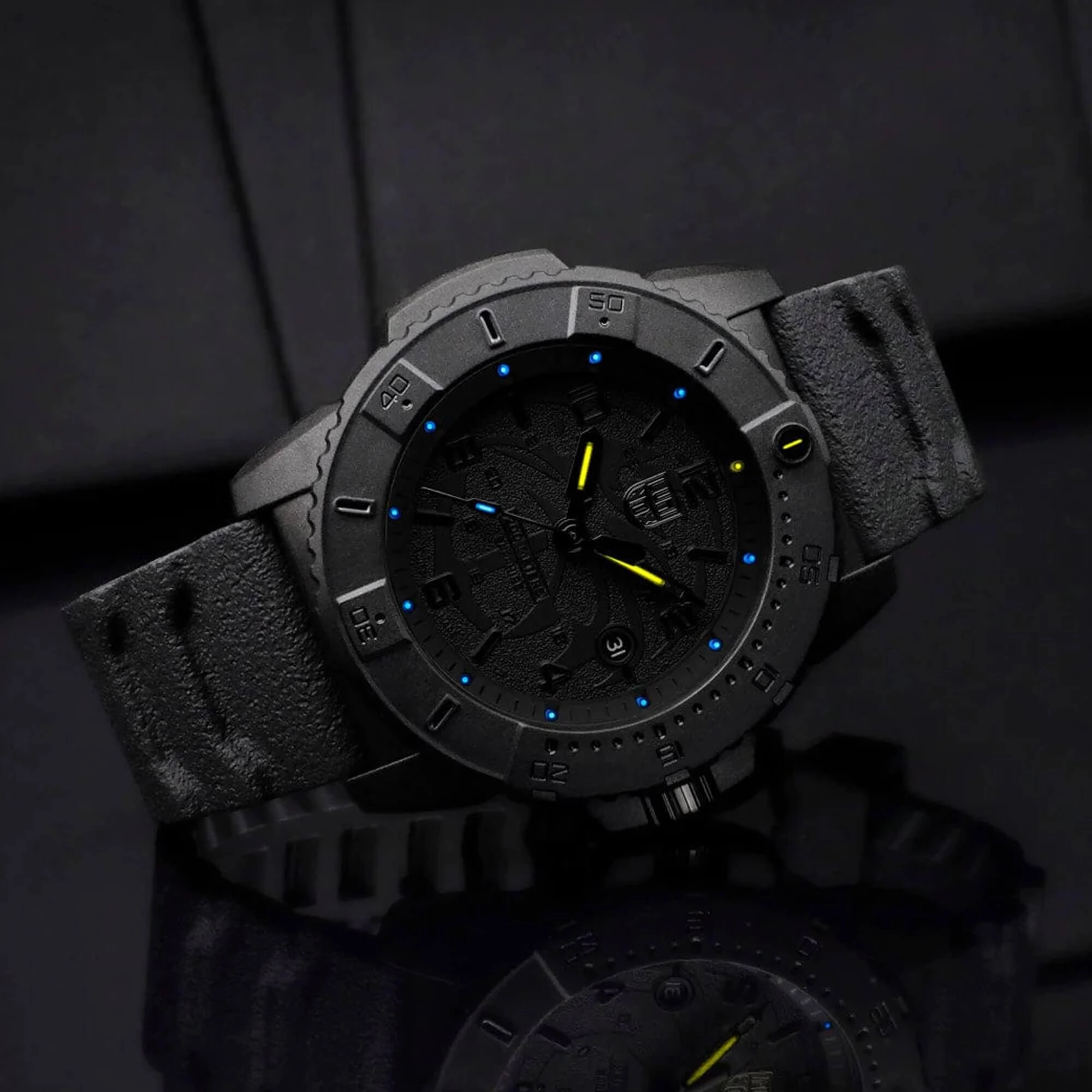 Luminox Men's Watch - Navy SEAL Quartz Black Dial Silicone Strap | XS.3601.BO.NSF