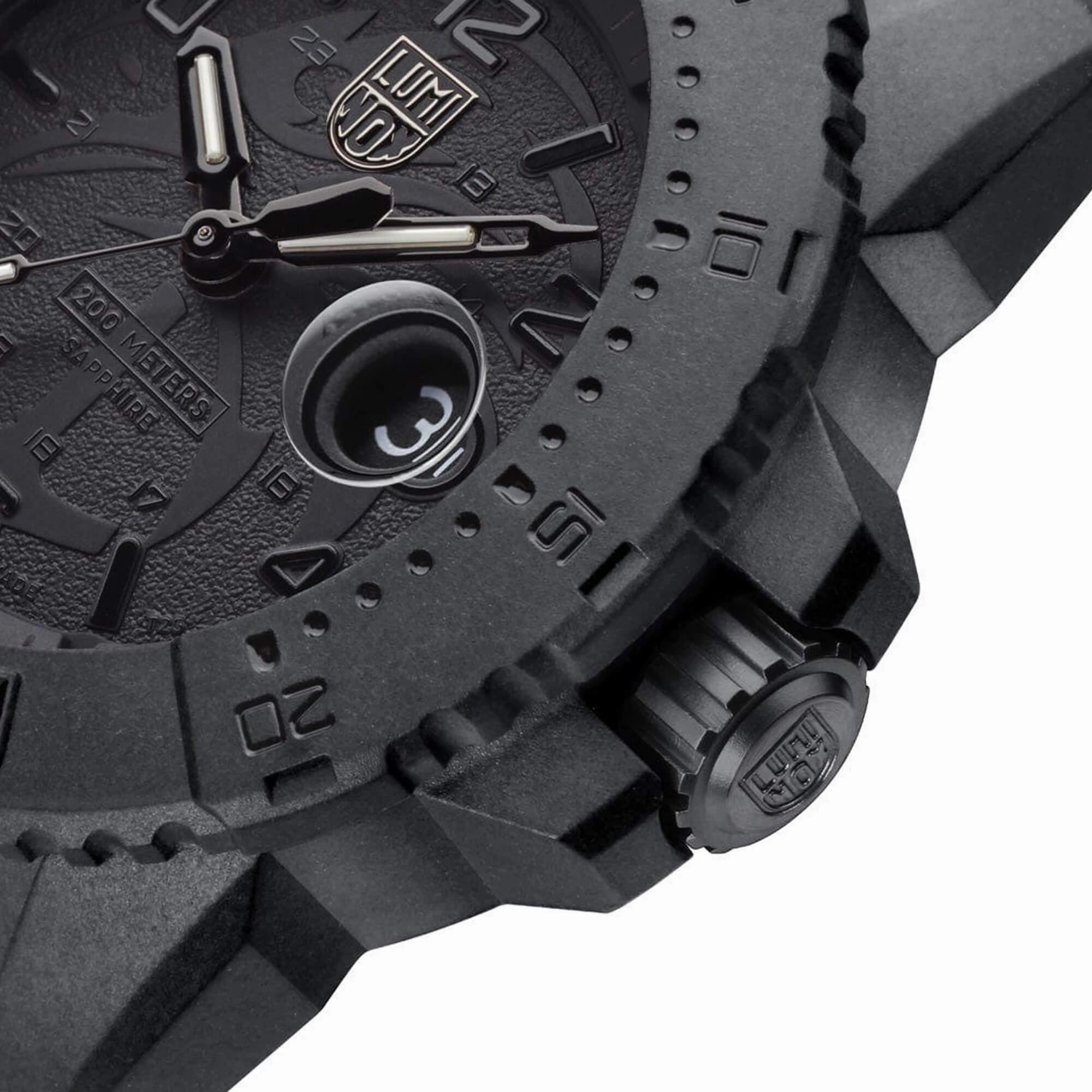 Luminox Men's Watch - Navy SEAL Quartz Black Dial Silicone Strap | XS.3601.BO.NSF