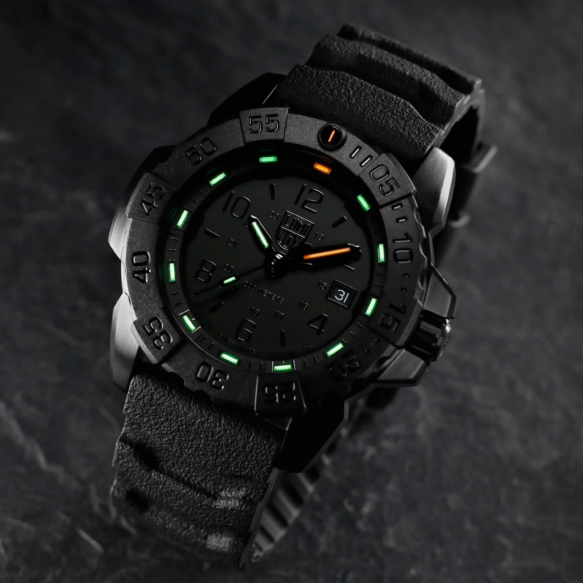 Luminox Men's Watch - Navy Seal Swiss Quartz Black Dial Rubber Strap | XS.3251.BO.CB