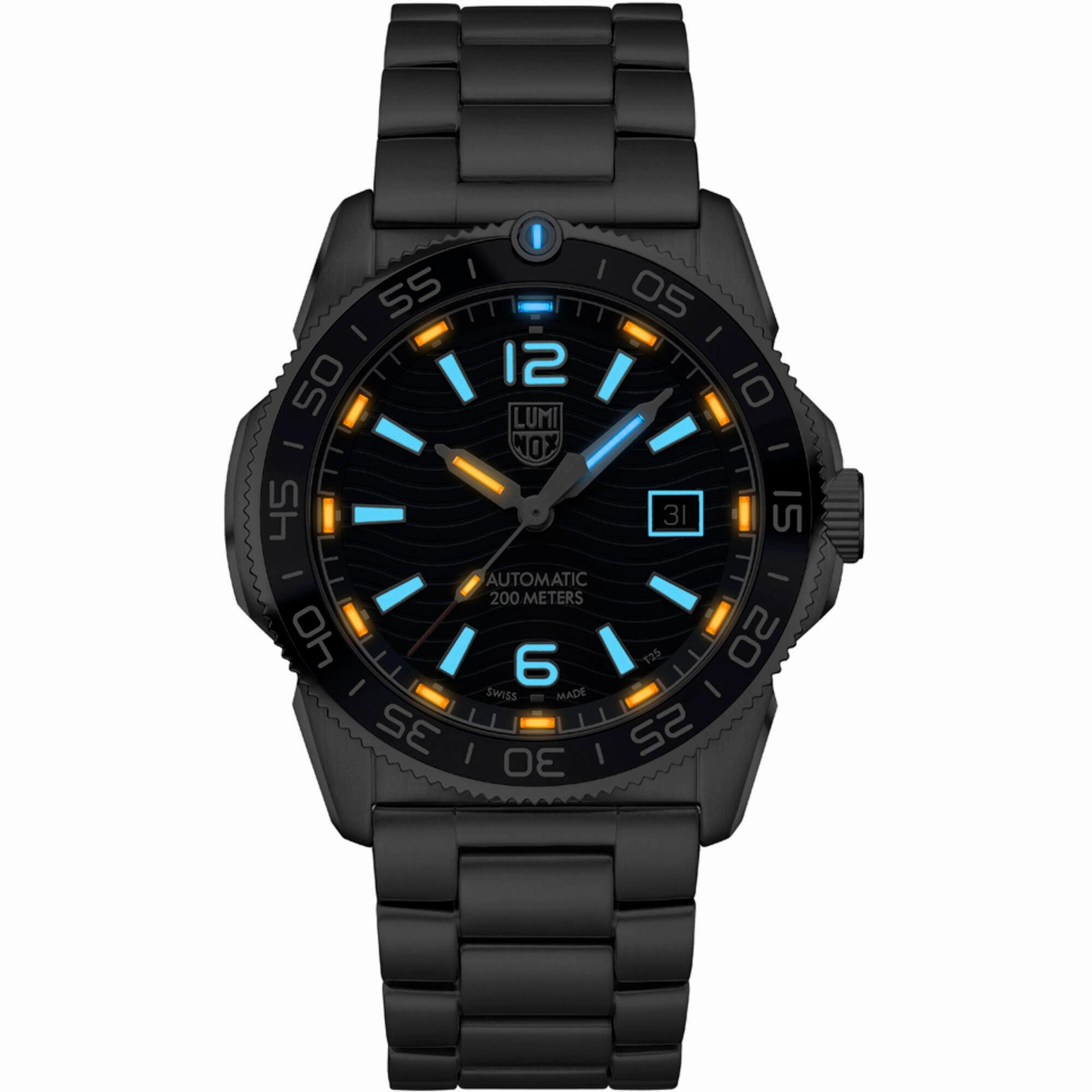 Luminox Men's Watch - Pacific Diver Automatic Blue Dial Silver Bracelet | XS.3104
