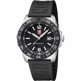 Luminox Men's Watch - Pacific Diver Quartz Black Dial Rubber Strap Dive | XS.3121.1