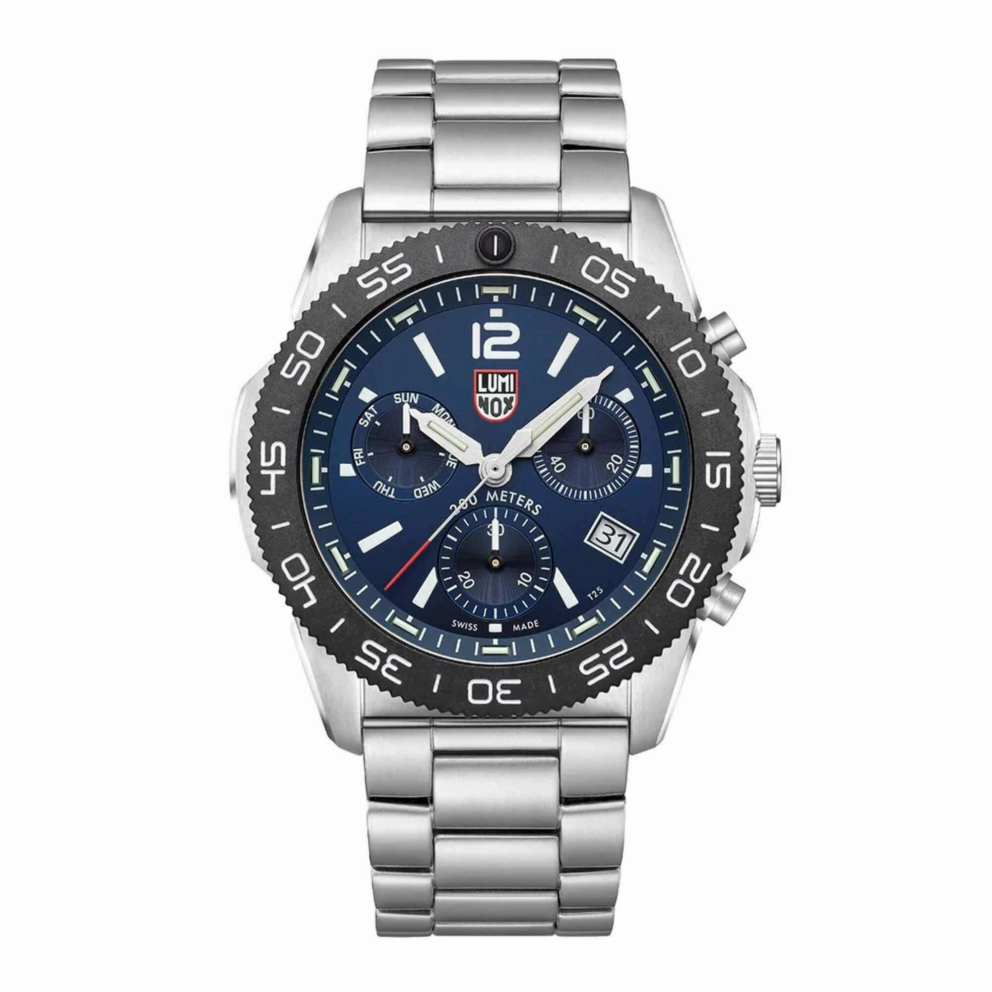 Luminox Men's Watch - Pacific Diver Swiss Quartz Chrono Blue Dial Bracelet | XS.3144