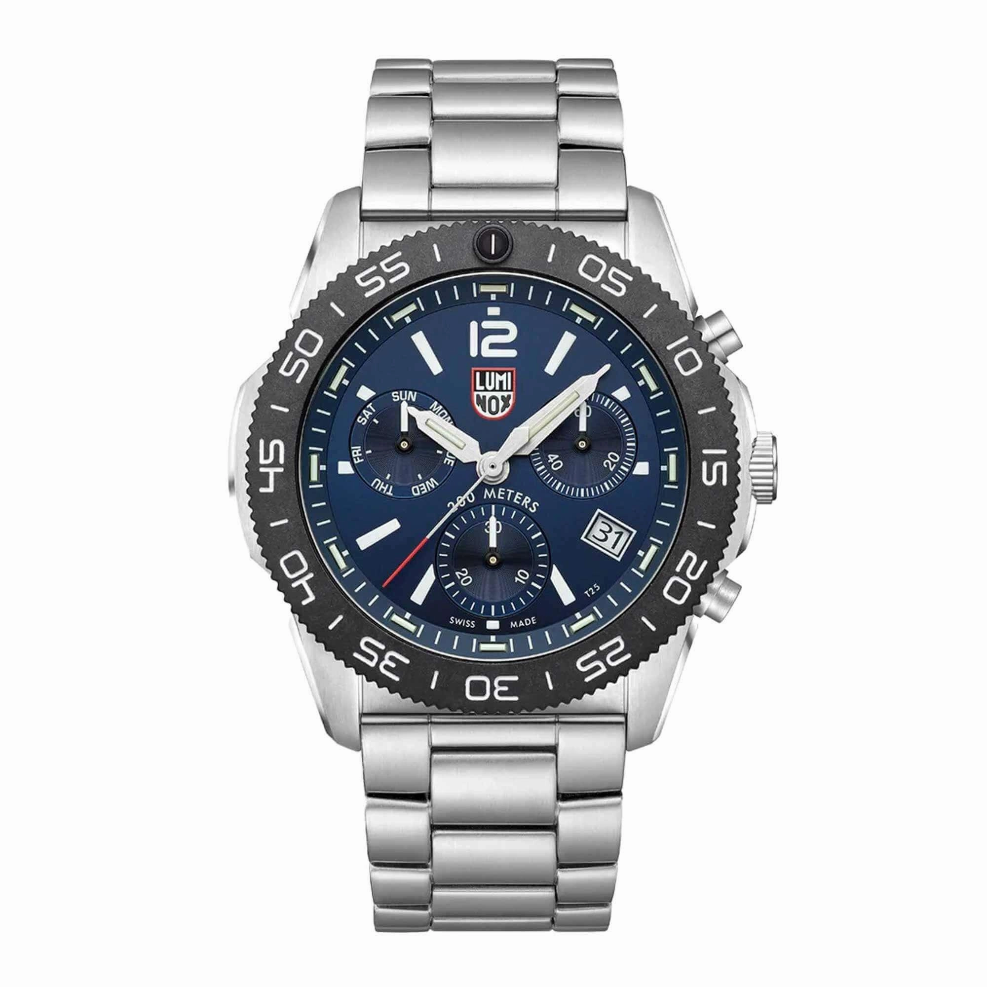 Luminox Men's Watch - Pacific Diver Swiss Quartz Chrono Blue Dial Bracelet | XS.3144