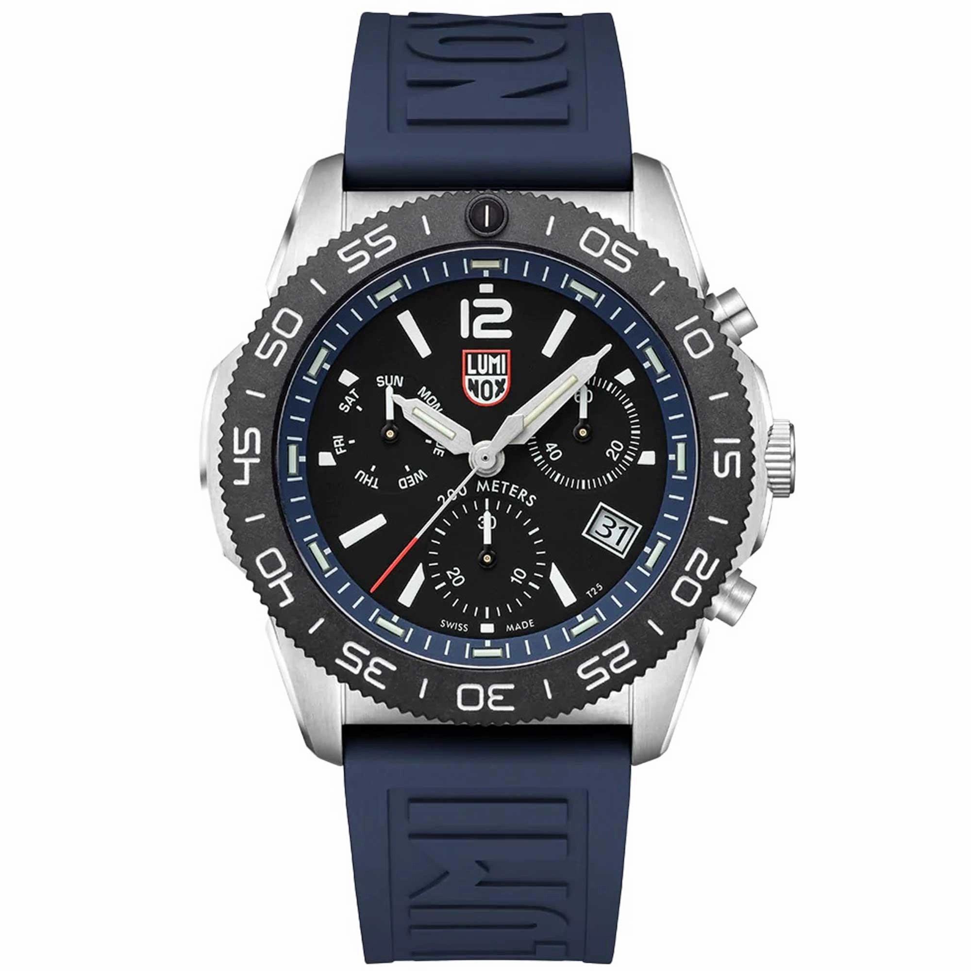 Luminox Men's Watch - Pacific Diver Swiss Quartz Chrono Blue Rubber Strap | XS.3143