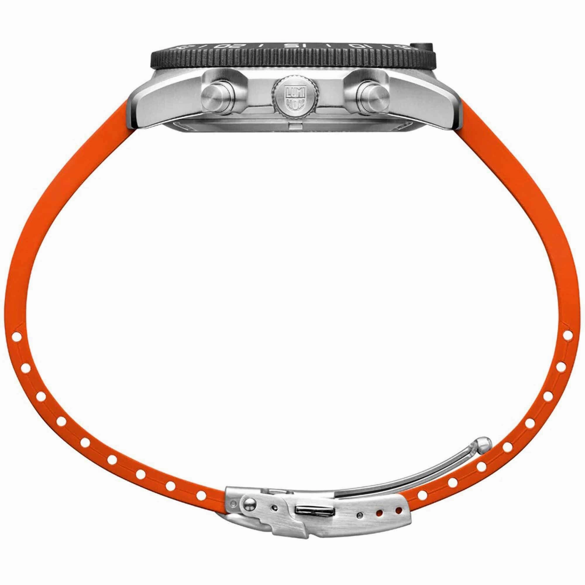 Luminox Men's Watch - Pacific Diver Swiss Quartz Chronograph Orange Strap | XS.3149