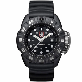 Luminox Men's Watch - Scott Cassell Deep Dive Swiss Quartz Black Rubber Strap | 1551