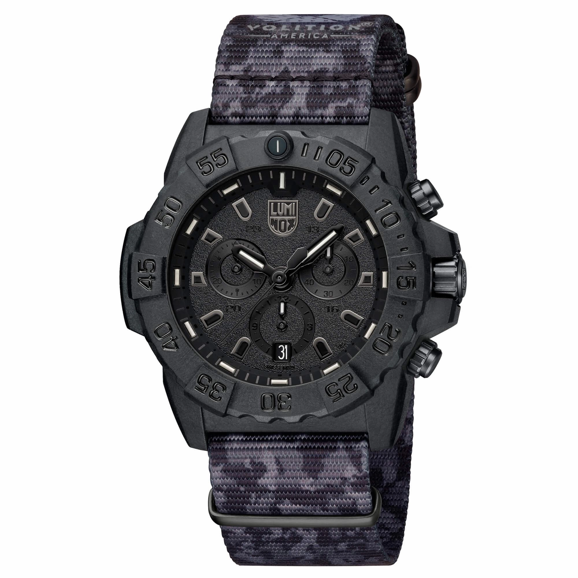 Luminox Men's Watch - X Volition Navy Seal Chronograph Nylon Strap | XS.3581.BO.VOL