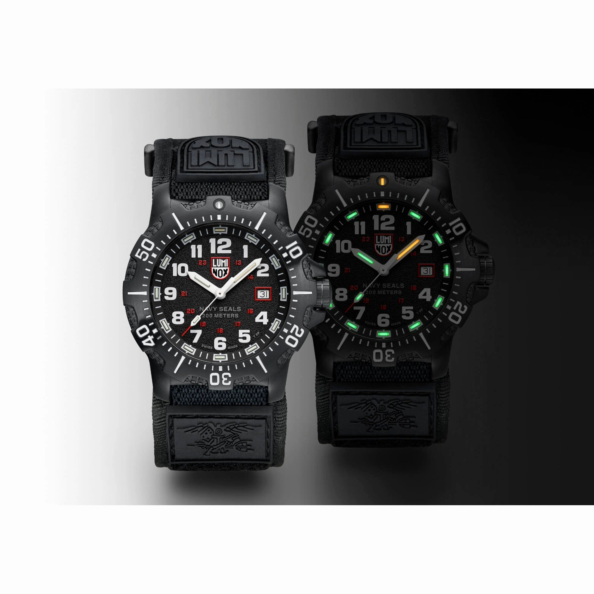 Luminox Men's Watch Set - Navy Seal 4230 Series Quartz Black Dial Strap | XS.4231.SET
