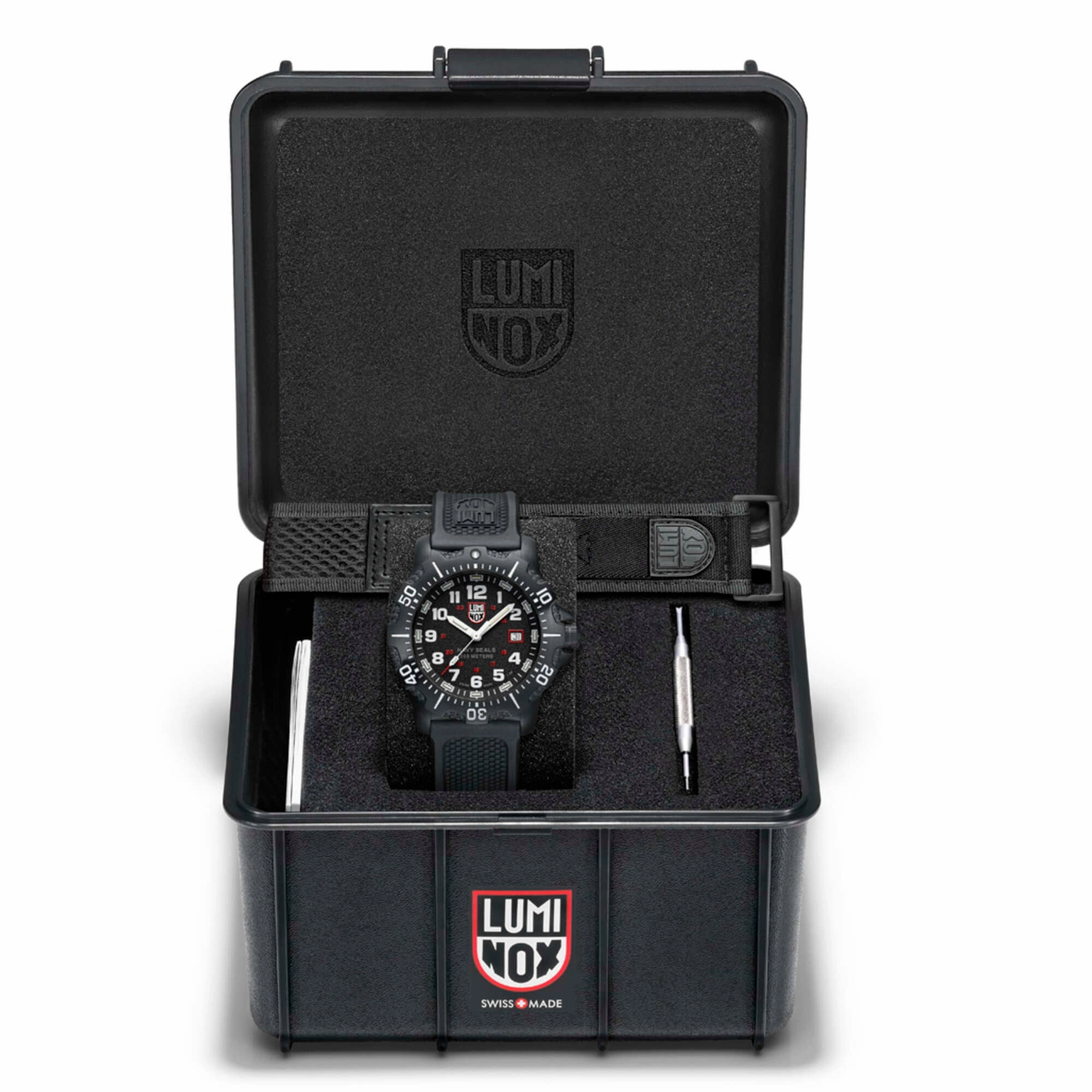 Luminox Men's Watch Set - Navy Seal 4230 Series Quartz Black Dial Strap | XS.4231.SET