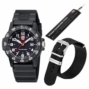 Luminox Sea Turtle Giant Men's Black Dial Watch Set | XS.0321.Z.SET