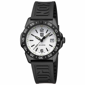 Luminox Unisex Watch - Pacific Diver Ripple Date White Dial Black Rubber Strap | XS.3127M