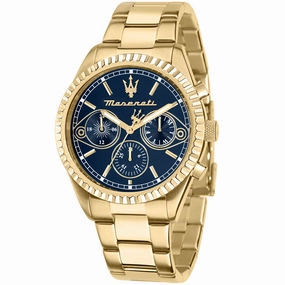 Maserati Competizione 43mm Multifunction Gold Chronograph
