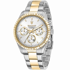 Maserati Competizione 43mm Multifunction Two Tone Chronograph