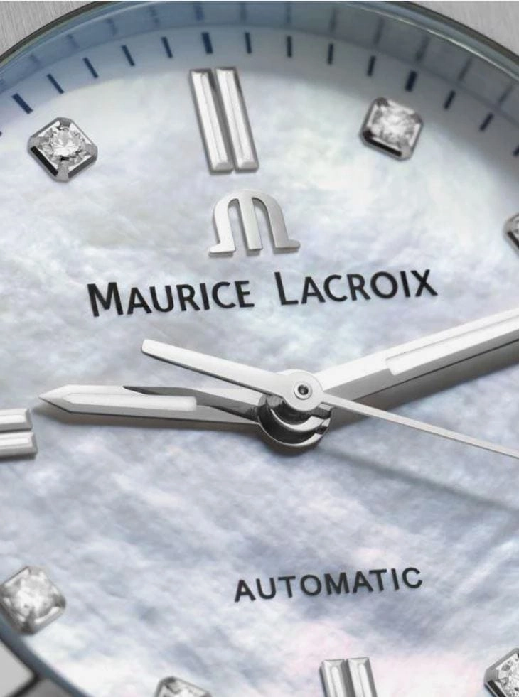 Maurice Lacroix Automatic Date 35mm Authentic Watch Mother of Pearl