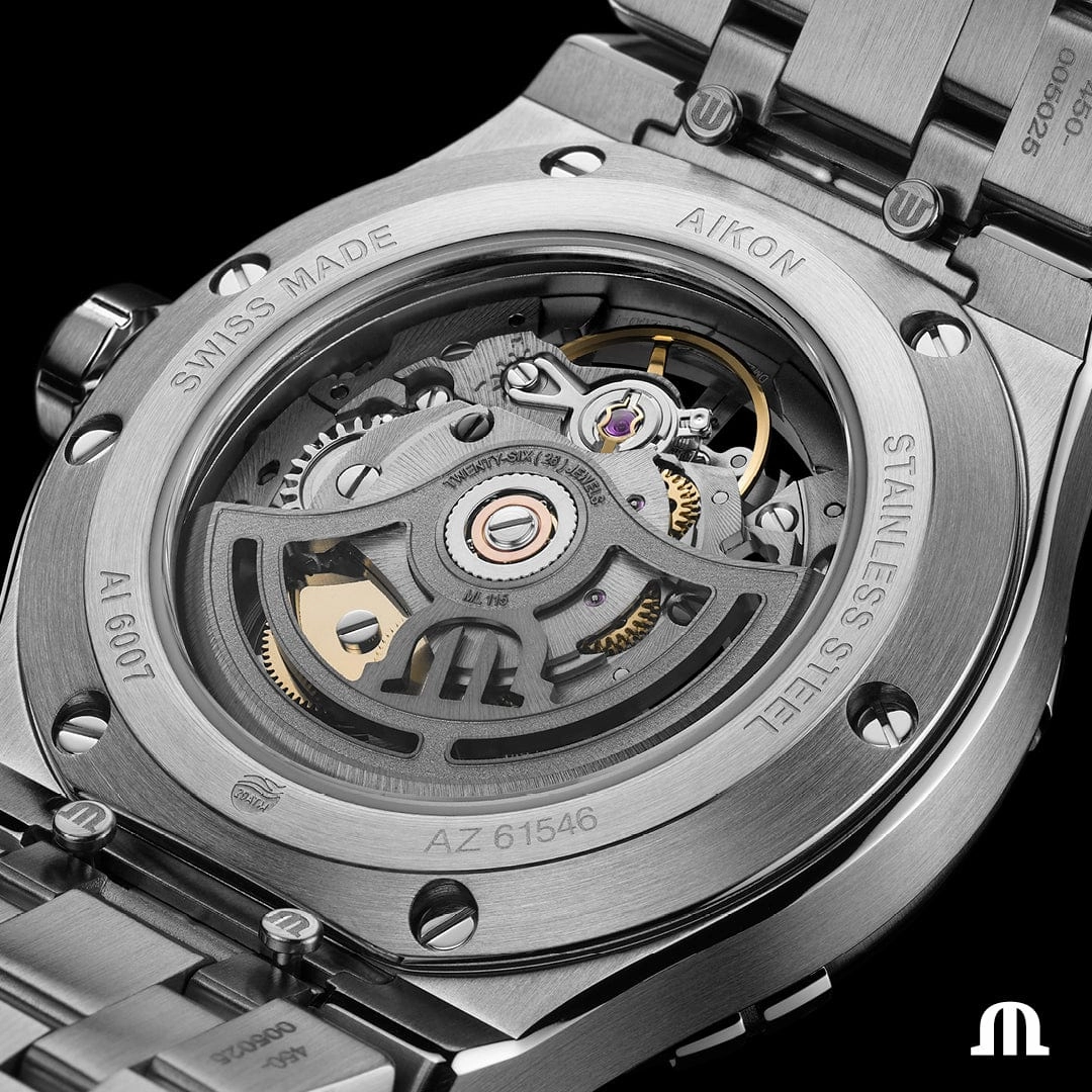 Maurice Lacroix Swiss-Made Aikon Automatic Sketleton 39mm Watch