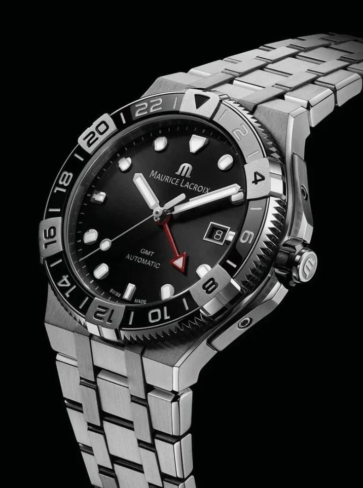 Maurice Lacroix Swiss-Made Aikon Automatic Venturer GMT 43mm Authentic Watch