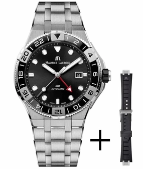 Maurice Lacroix Swiss-Made Aikon Automatic Venturer GMT 43mm Authentic Watch