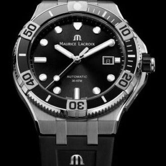 Maurice Lacroix Swiss-made Aikon Venturer 43mm Black/Steel Watch