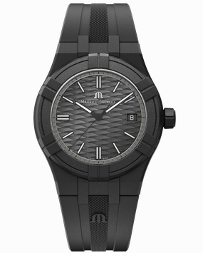 Maurice Lacroix Swiss Made Tide Date 40mm Black Authentic Watch