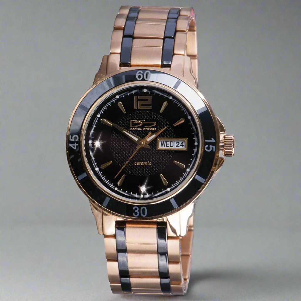 Mayfair Ceramic Golden Glow Watch