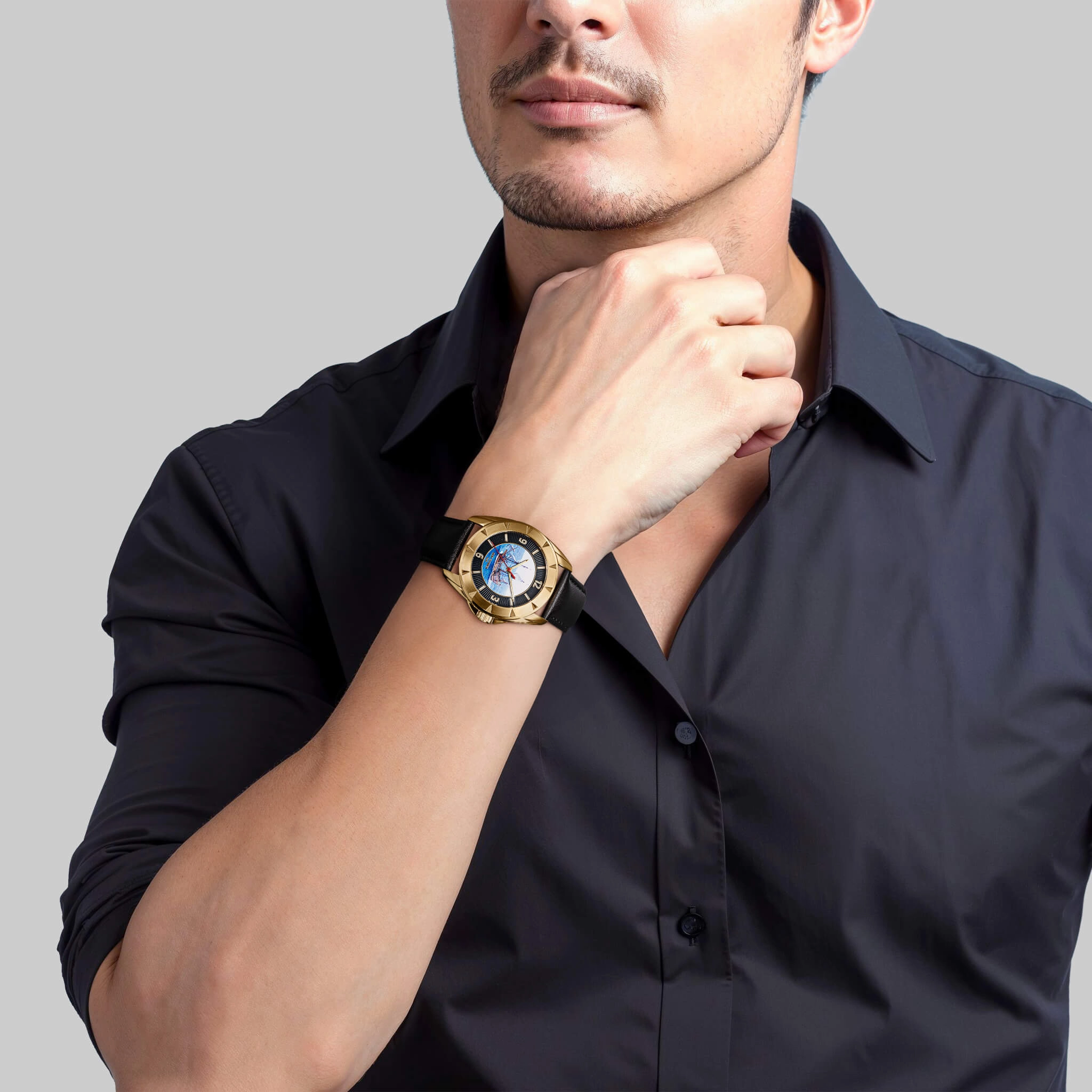 Mayflower Leather Men's Watch